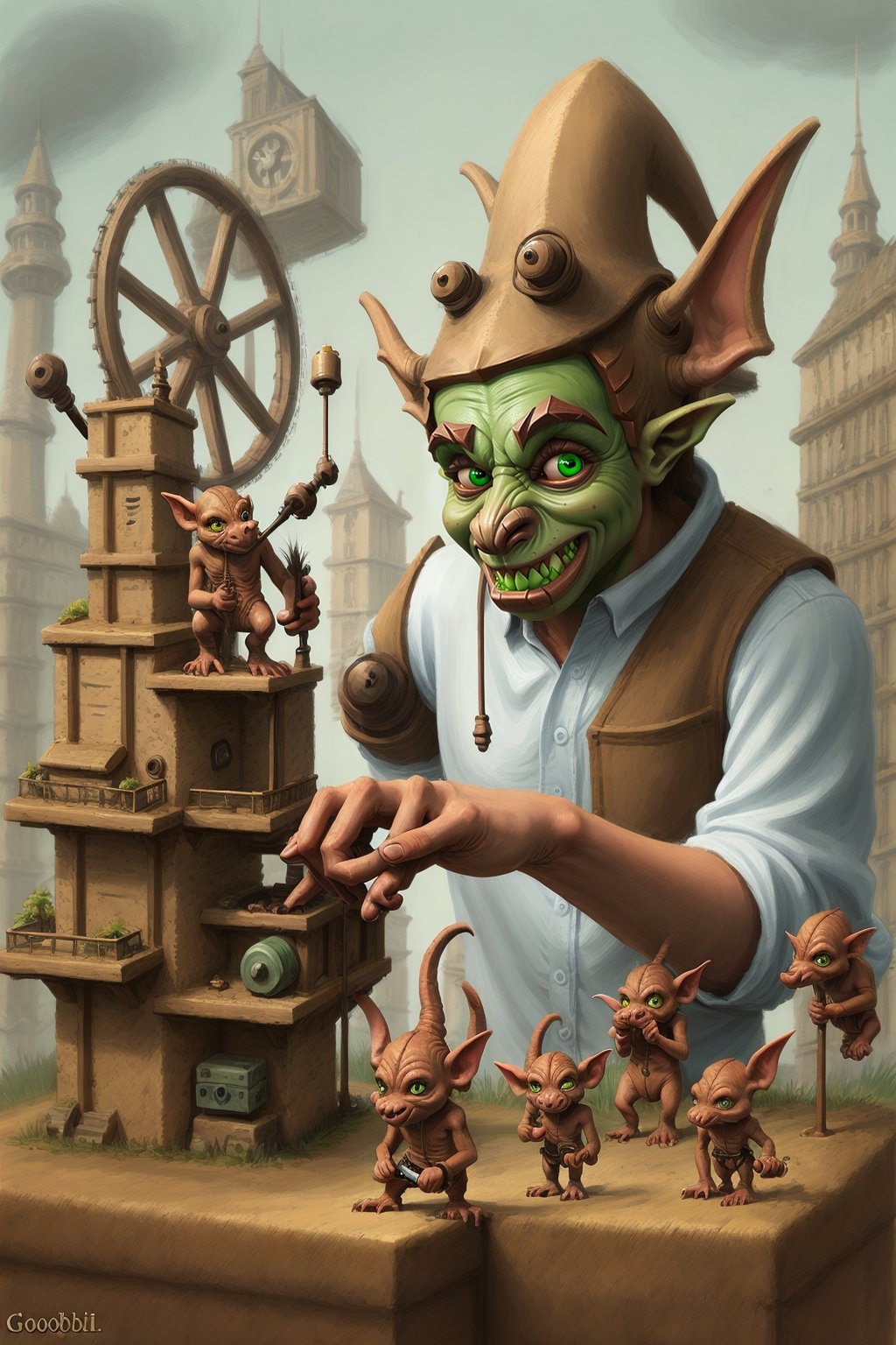 goblin engineers doing goblin machinery weird