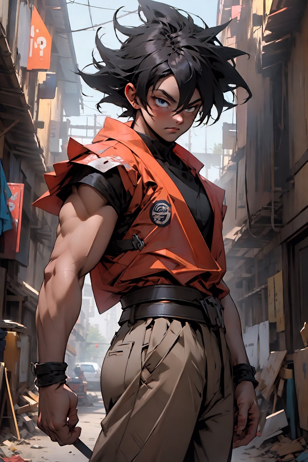 ((masterpiece, best quality)), son goku