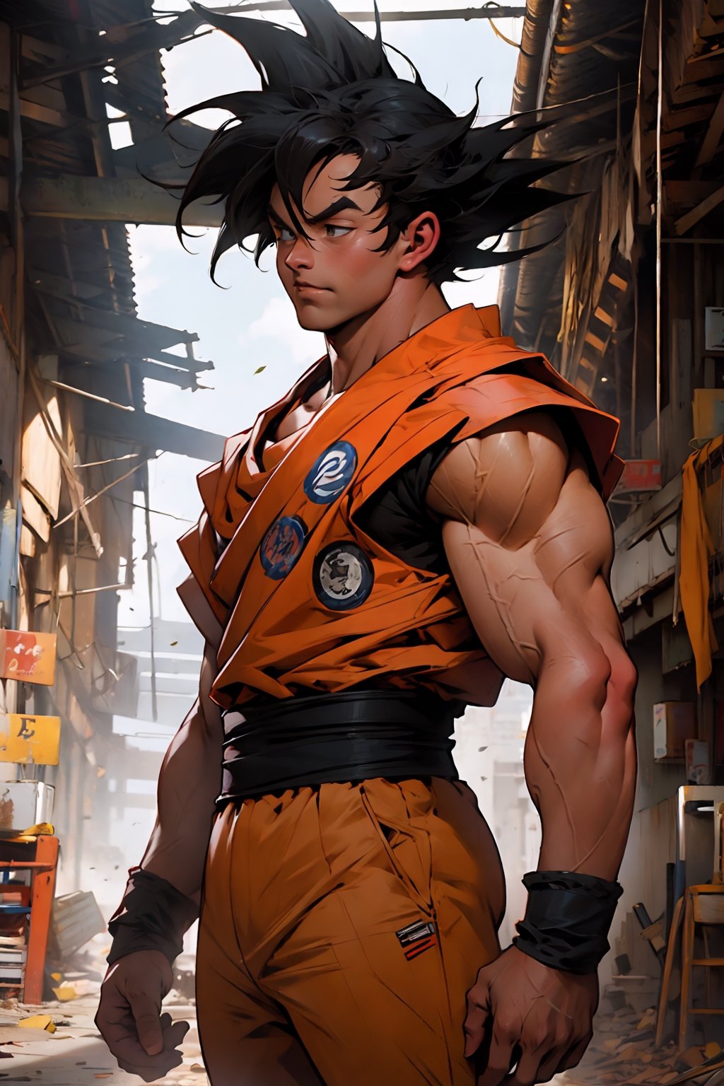 ((masterpiece, best quality)), son goku