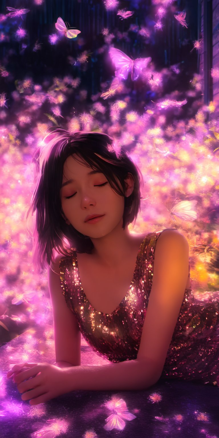 realstic,fairy sleeping in the metro sequins fireflies,Xxmix_Catecat,dfdd,xxmix_girl,samdoesart,2d_animated