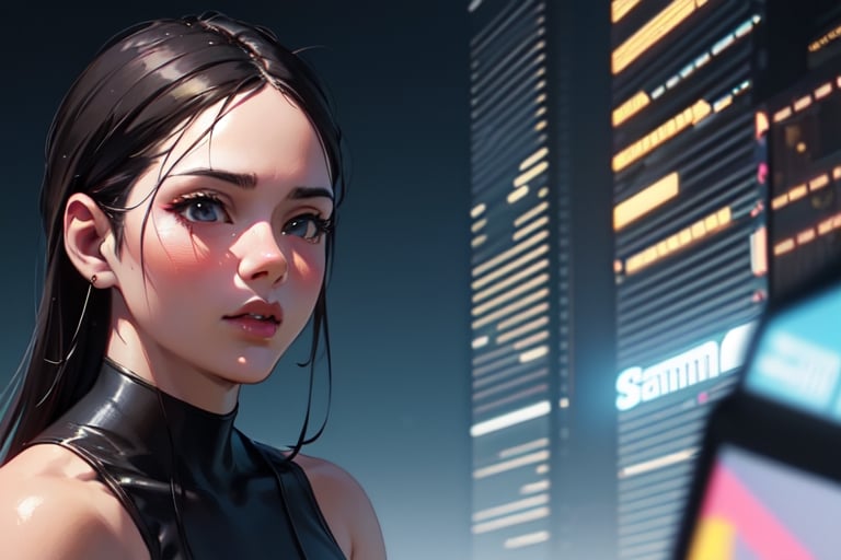 (4k), (masterpiece), (best quality), (extremely intricate), (realistic manga art anime), (sharp focus), (cinematic lighting), (extremely detailed), sci-fi theme, synth-wave, cyberpunk

1girl

Backgound, vibrant cyberpunk city,1 girl,SAM YANG,yuzu