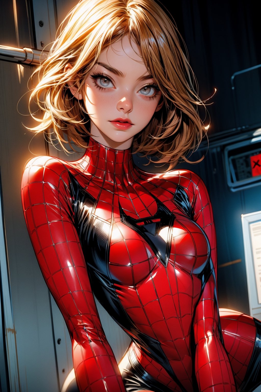 emma stone as MJ in the amazing spiderman