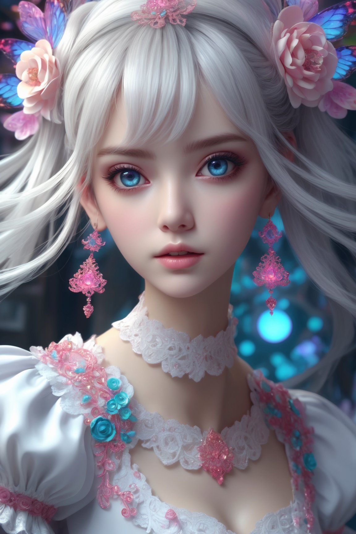 (masterpiece, top quality, best quality, official art, beautiful and aesthetic:1.2), (alluring_lolita_girl), extreme detailed, (fractal art:1.3), colorful, highest detailed, zoom_out, perfect eyes, random hairstyle