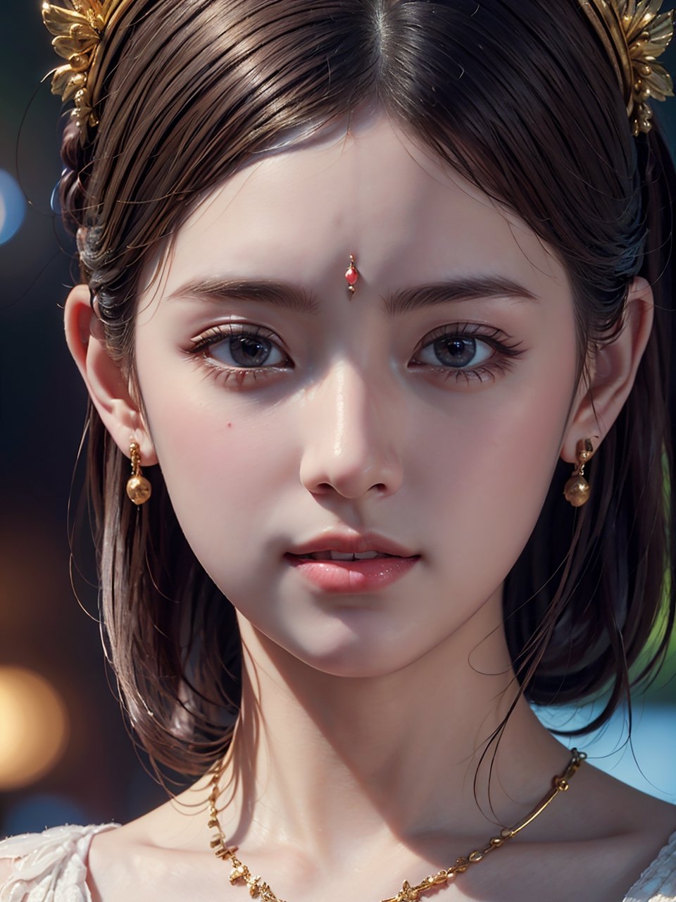 (best quality, masterpiece:1.2),ultra detailed,(photo realistic:1.4),solo,cute girl,fantasy_princess,,close up face,