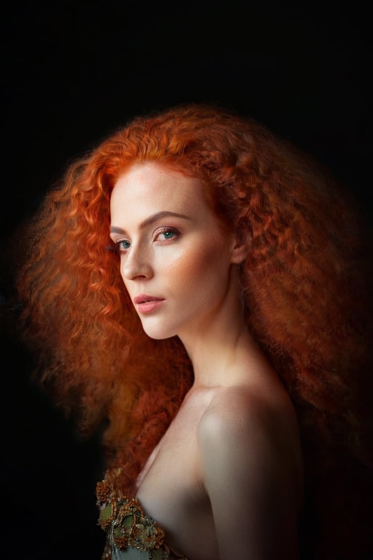 Wild woman, red curly hair, a MYSTIC NORDIC goddess golden red head, red hair, Eliza Dushku face mixed Michelle Trachtenberg face, symmetrical and almond-shaped eyes brown colour eyes, hunter eyes, natural light, intense, perfect face, RAW, analogue, Nikon Z 85 mm, award-winning glamour photograph, ((the best quality)), ((masterpiece)), ((realistic)), intricate details, highly detailed, sharp focus, professional, 4k, spring flowers blooming, god rays, hand model, stunning eyes, delicate, innocent, high-res, detailed facial features, high detail, sharp focus, smooth, aesthetic, extremely detailed, photo_\(ultra\), photorealistic, realistic, post-processing, max detail, real life, ultra realistic, photorealism, photography, 8k UHD, photography, SEMI-SILHOUETTE light., perfect composition, beautiful detailed intricate insanely detailed, 8k artistic photography, photorealistic concept art, soft natural volumetric cinematic perfect light, chiaroscuro, award - winning photograph, masterpiece.
,aw0k magnstyle,Magical Fantasy style,b3rli,perfecteyes,detailmaster2,close up