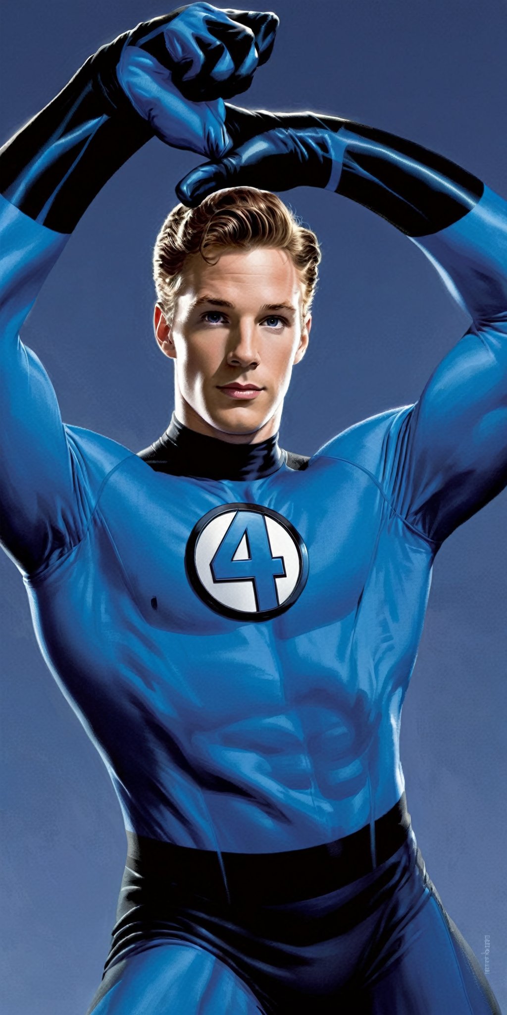 1boy,man stretching out his arms,Marvel,Hero,Mr_Fantastic_Four_Fantastic