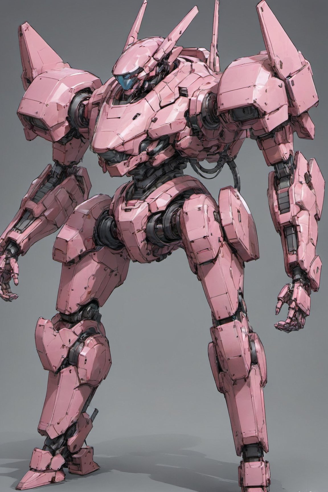 perfect slender full body,((mecha, mech,slender, streamlined shape, smooth mech body)), heavy machine, mechanical android,mechanical face, intricately hard surface, heavy armored huge hands and huge legs, joints on rivets, attached many mechanical equipments, (((hard surface pyramid closed hood))), heavy armored thighs, heavy armored forearms,(((full body shot))),absurdres,ultra hires,ultra detailed, best quality, front shot,armored core