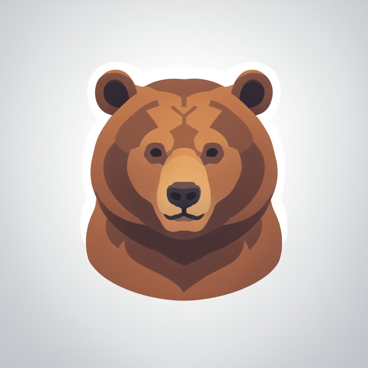 BEAR LOGO, ONLY HEAD