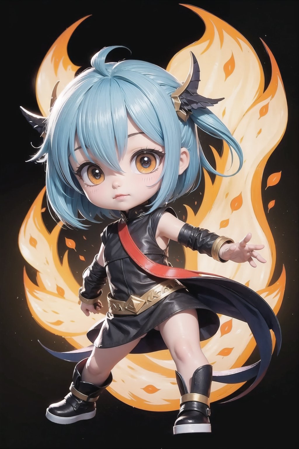 Fire Dragon ,Chibi , solo