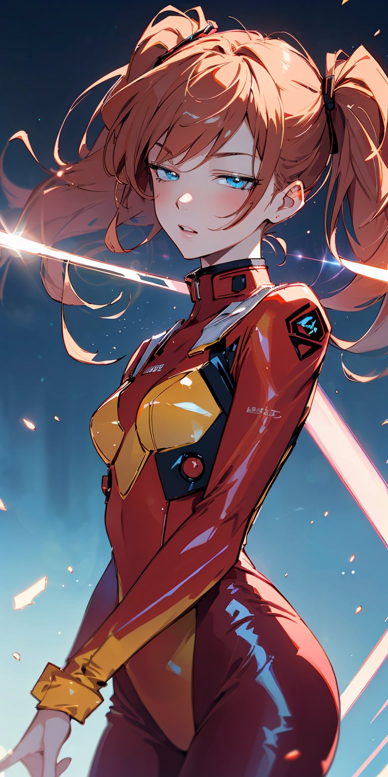 Prompt
Asuka Langley, teenage girl, pigtails. long orange hair, bangs, red latex suit, petite body, pretty face, blue eyes, high quality image
