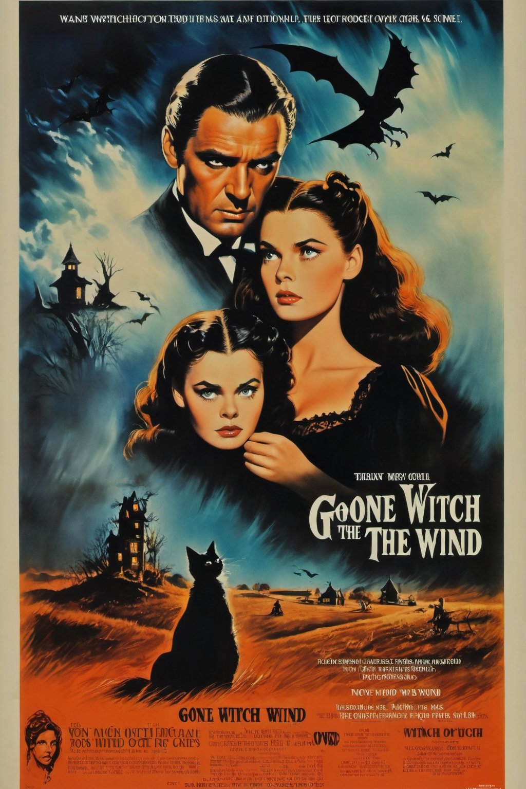 Movie poster page "Gone Witch the Wind"