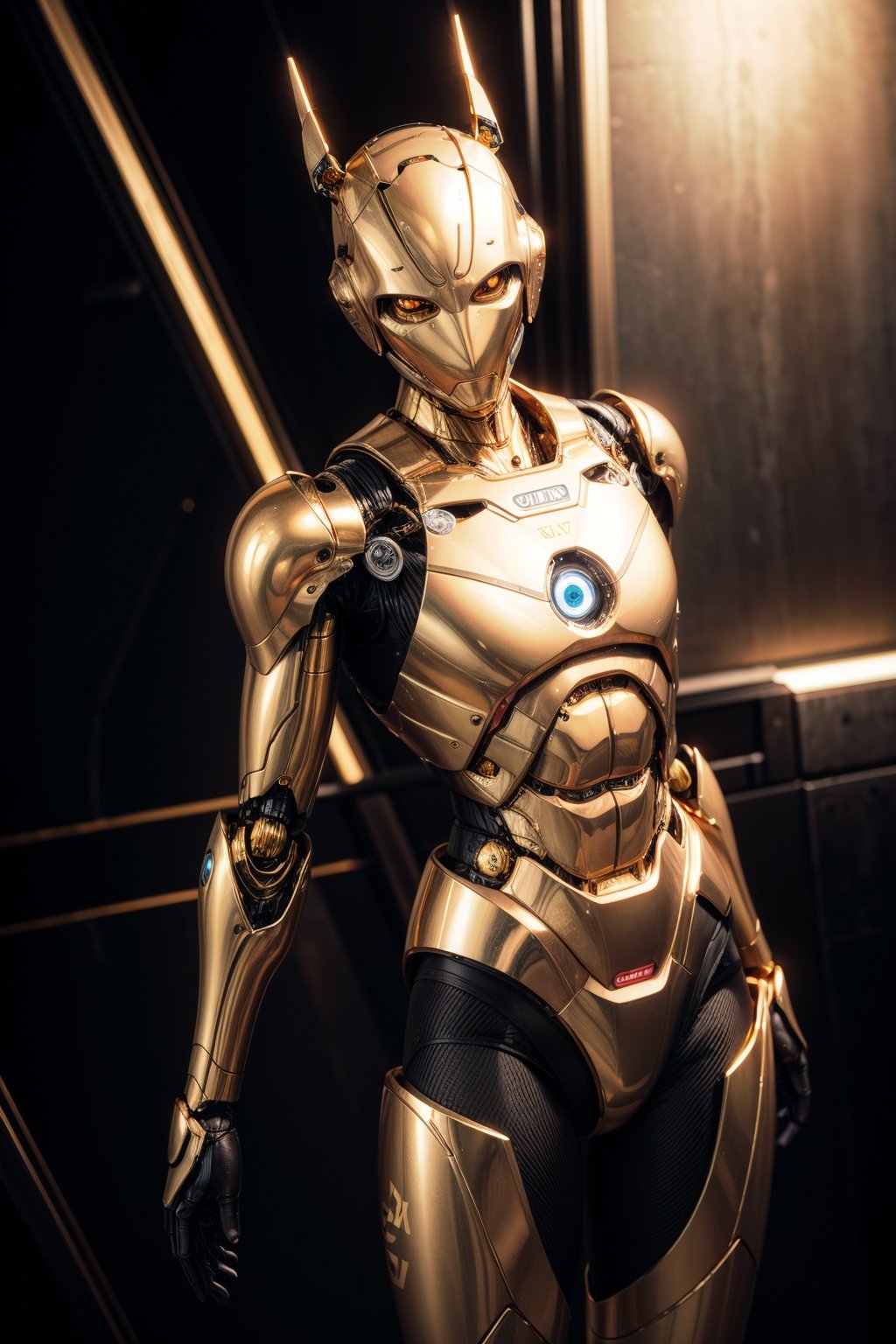 golden robot
