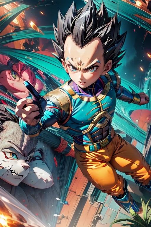 Vegeta character. 