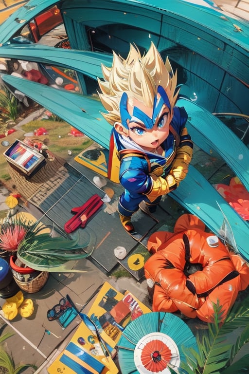 Vegeta character. 