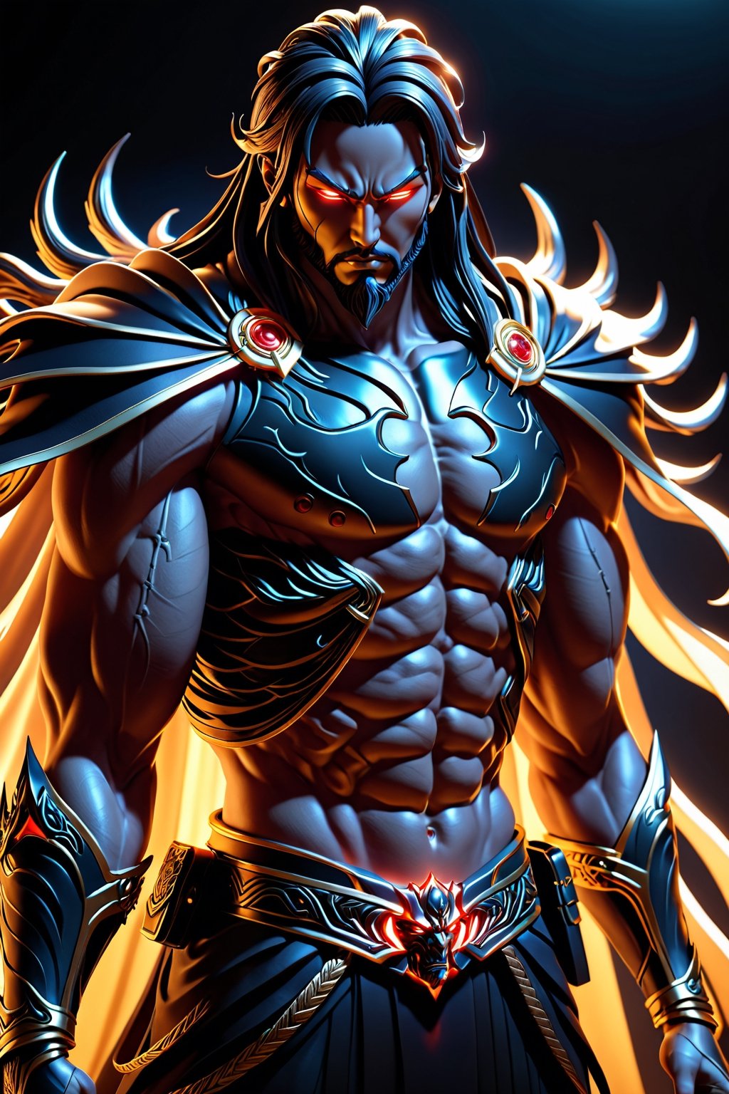 Line art style,The God of wraith,emitting a sense of sadness,8K wallpaper,fine details,hard shadow,volumetric lighting,Rich Saturation,sharp focus,detailed Attractive face,gorgeous belt
