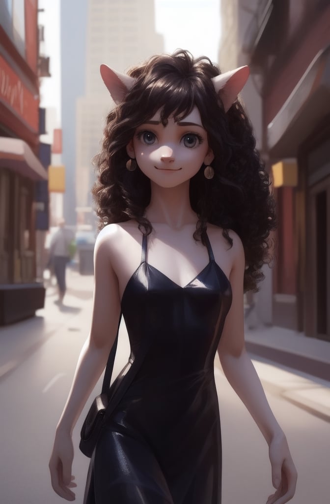 New York City,street,
20 yo, 1 girl, beautiful korean girl,walking,happy smile,
wearing sexy tight dress,black simple dress(strap),shoulder bag,solo, {beautiful and detailed eyes}, dark eyes, calm expression, delicate facial features, ((model pose)), Glamor body type, (dark hair:1.2),hair_past_waist,curly hair,very long hair,simple tiny earrings, flim grain, realhands, masterpiece, Best Quality, 16k, photorealistic, ultra-detailed, finely detailed, high resolution, perfect dynamic composition, beautiful detailed eyes, eye smile, ((nervous and embarrassed)), sharp-focus, full_body, cowboy_shot,