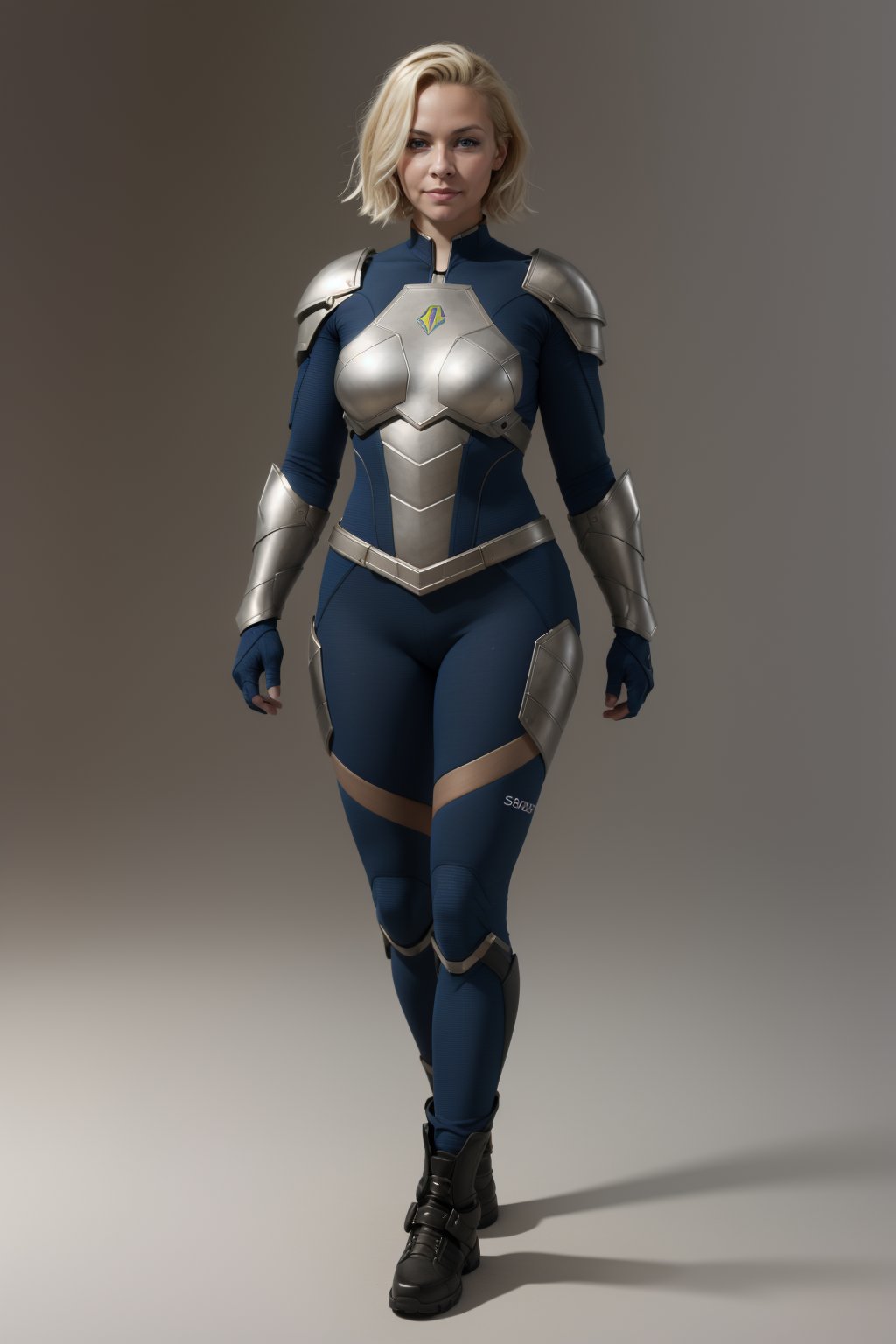 score_9, score_8_up, score_7_up, BREAK
realistic,render,blender \(medium\),
1girl, sgtcalhoun , blonde hair, short hair, blue eyes,
armor, bodysuit,
upper body, full body, looking at viewer, solo, simple background, white background   