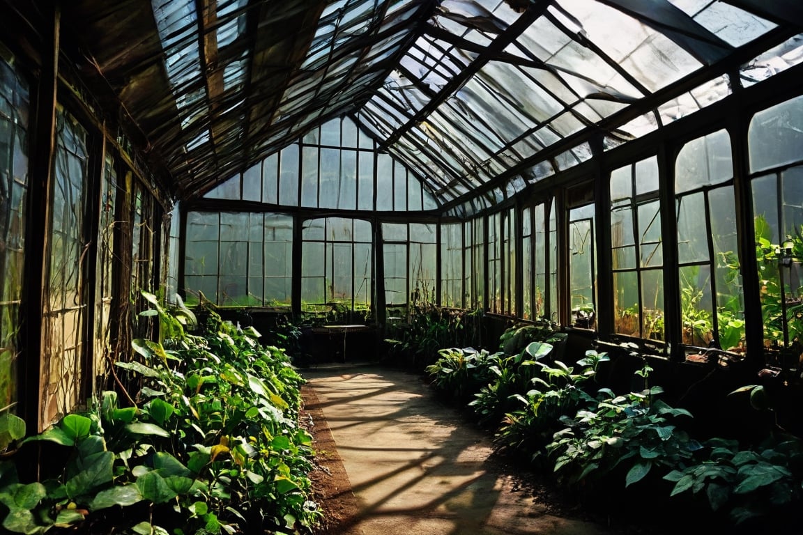 Underwater world, Dramatic Lighting Photography BREAK Spooky greenhouse