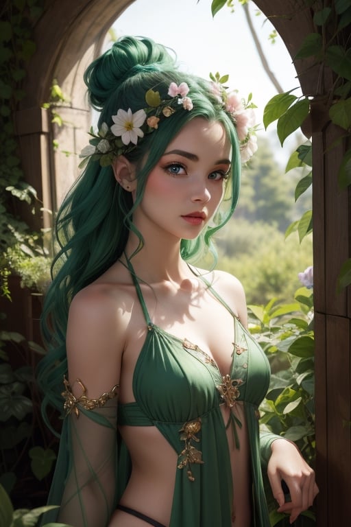 Beautiful girl Dryad 