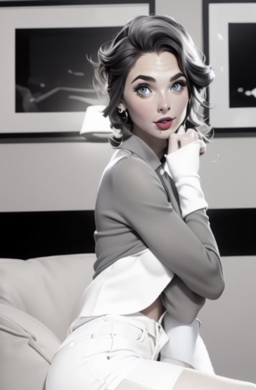  pin up style gal gadot 80's retro  clothes makeup girl