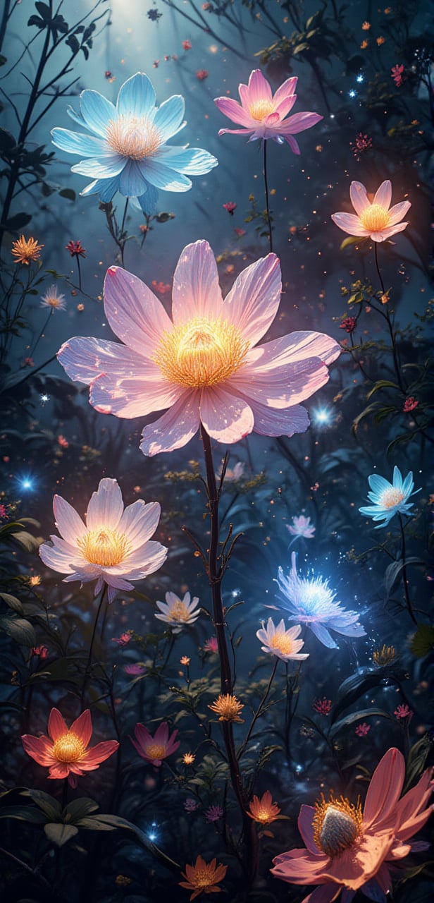 fog, light, dust, royal fractal, holographic cosmic flowers, illustration, mixed technique by Pablo Amaringo "Merriam, Nikolina Petolas, Peter Grik, Dariusz Klimczak, surreal hallucinatory, intricately detailed sharp focus", digital art, perfect composition, beautiful detailed, intricate, insanely detailed octane rendering trending on artstation, 8k art photography, photorealistic concept