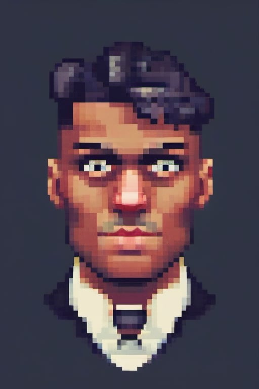 peaky blinders, man, colored_skin,v0ng44g,pixel style,Stylish