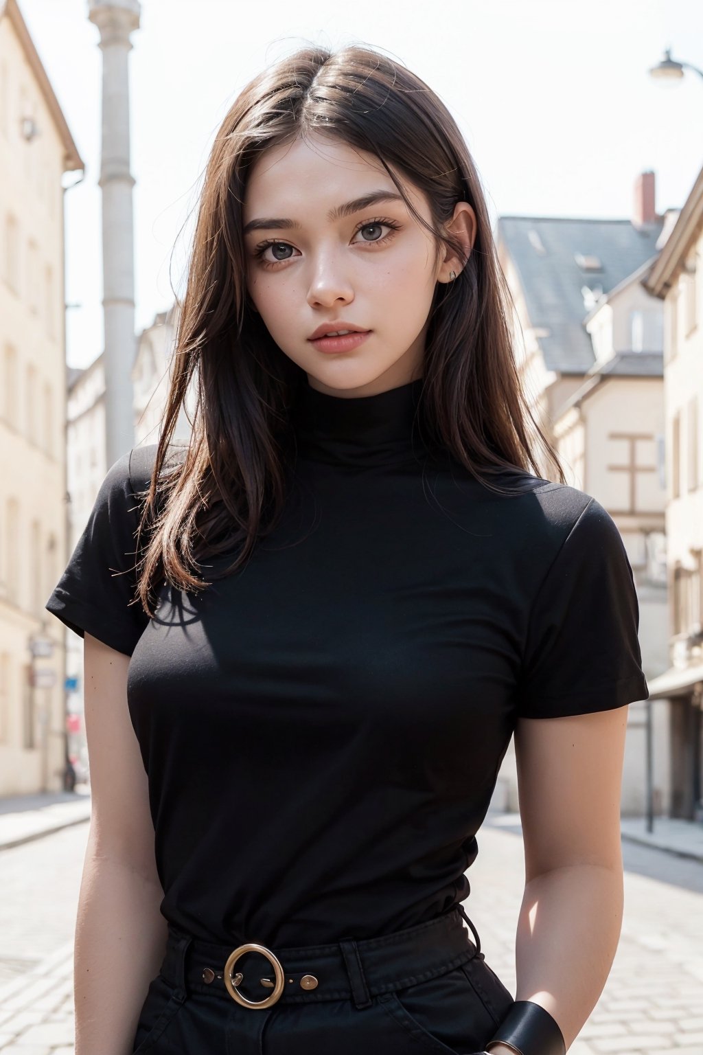 midjourney, niji,1 female,((( full_body))), cut off top of head, hand in frame
,1girls, Young beauty spirit ,Best face ever in the world, fully_dressed, random background, 1 girl, wearing best clothes,Realism,Germany Male,Portrait,Raw photo