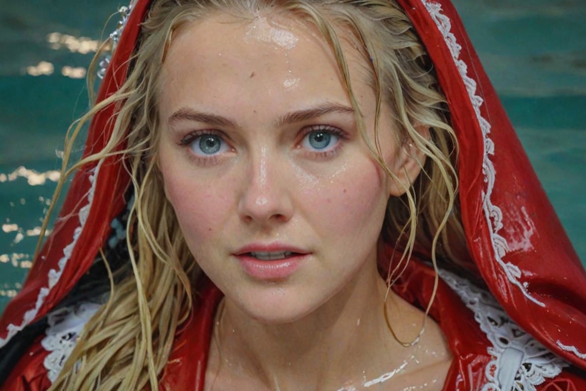 (wet clothes, wet hair, wet, wet face, wet skin,  : 1.4 ),( Beautiful German queen ),(greater details in definitions of face and eyes), (realistic and detailed skin textures), (extremely clear image, UHD, resembling realistic professional photographs, film grain), beautiful blonde hair,beautiful blue iris, ((wearing Baroque-style crimson dirndl ballgowns and veiled royal cloak with vibrant colors, submerge, two girls hugging, very wet drenched hair, wet face:1.2)), infused with norwegian elements. The dress combines intricate lace and embroidery with colorful ballgown-inspired patterns. A wide obi belt cinches her waist, while puffed sleeves and delicate accessories complete the look, showcasing a striking fusion of cultures.,ct-drago
.
, soakingwetclothes, wet clothes, wet hair, Visual Anime,art_booster,anime_screencap,fake_screenshot,anime coloring