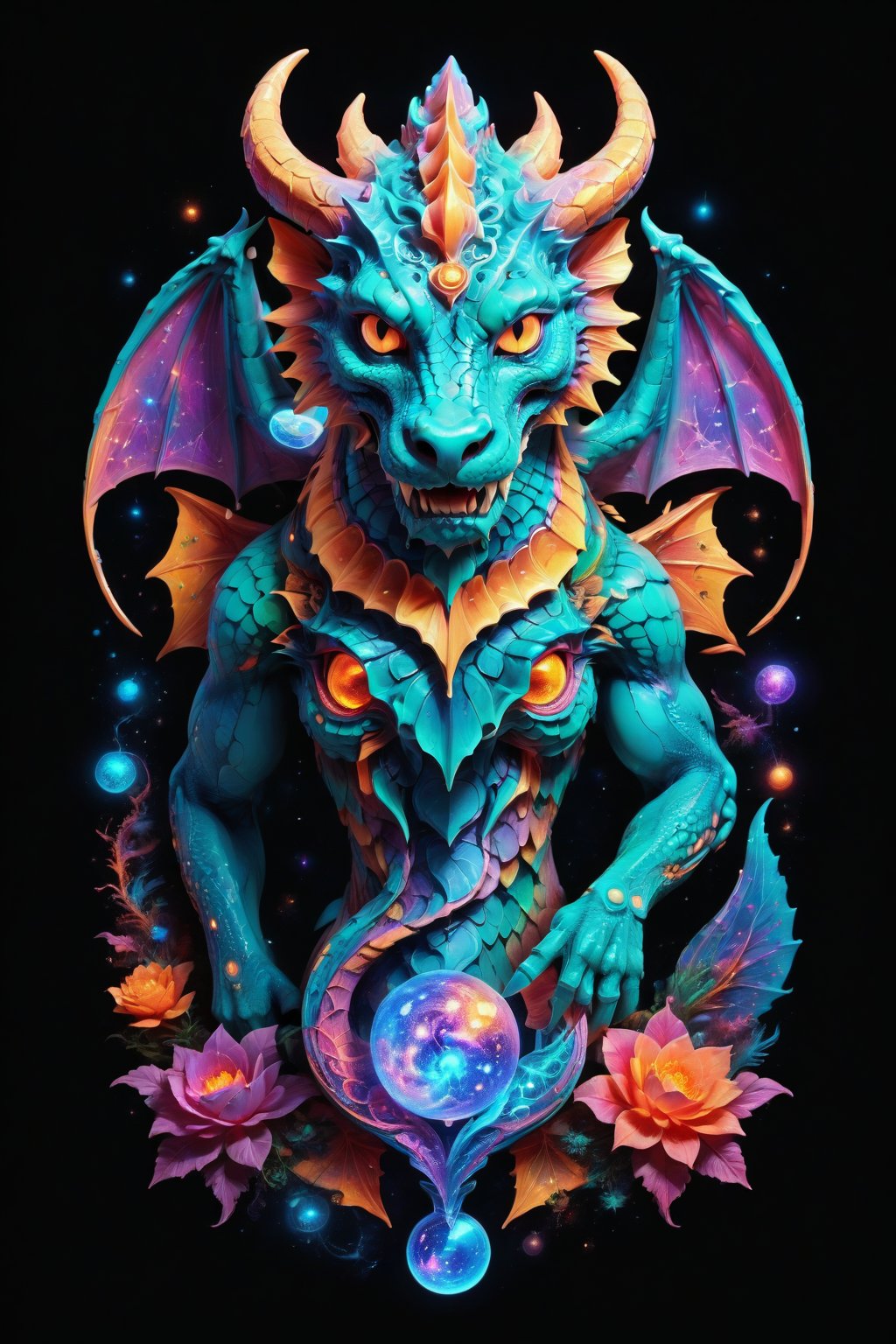 beautiful cosmic dragon that lives in skull of a god, chaos energy that forms a elegant hourglass and balanced scales,dragon , skulls,cosmic, nebulous soliloquy with psychatronic interface with god,transparent caustics,epic composition,universal energy, uv pastel colours, sacred geometry, minalmist design,clean line work, uv edges,neon, transparent background,elegant, art image is centered with empty space as a boarder, high contrast, ultra detailed, not over complex, hour glass of the universe , scales to weigh souls , trippy, uv, neon. Hourglass of time and space with worlds that tells a story inside, uv highlights 
 fractals, sacred  geometry  and vivid color, 
 . Spirit realm, metaphysical realm, esoteric,style , psychedelic landscape  , (masterpiece, best quality, ultra-detailed), (perfect hands, perfect anatomy), High detailed, detailed background, anatomically correct , beautiful face, detailed hands, perfect eyes, expressive eyes, score_9, score_8_up, score_7_up, best quality, masterpiece, 4k,visionary art,ULTIMATE LOGO MAKER [XL],bl4ckl1ghtxl,dd4ught3r,Sexy Girl score_9_up,extremely detailed,concept,Sexy Girl