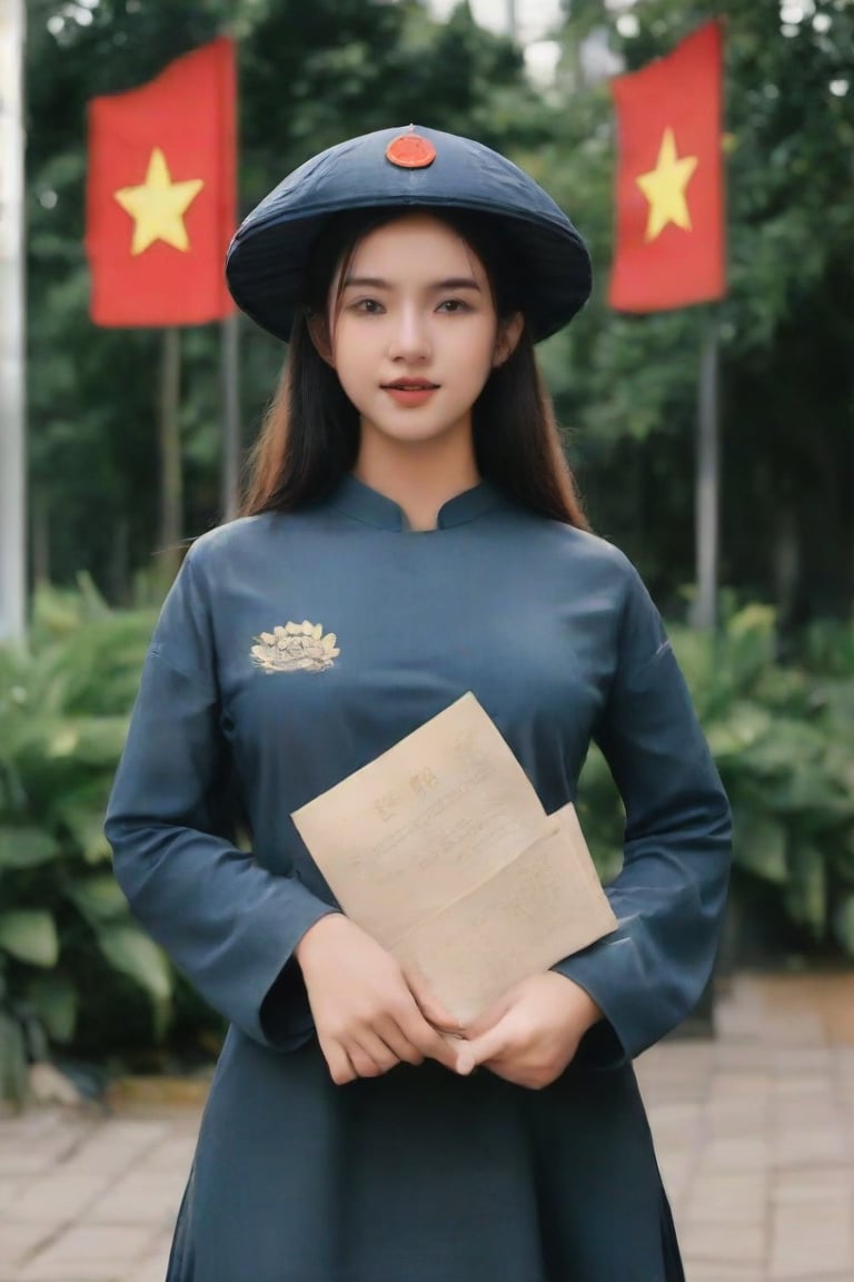 Masterpiece, high quality, high resolution, portrait festive style of young student in Vietnam war, dark period in the history of the country,portrait sticker