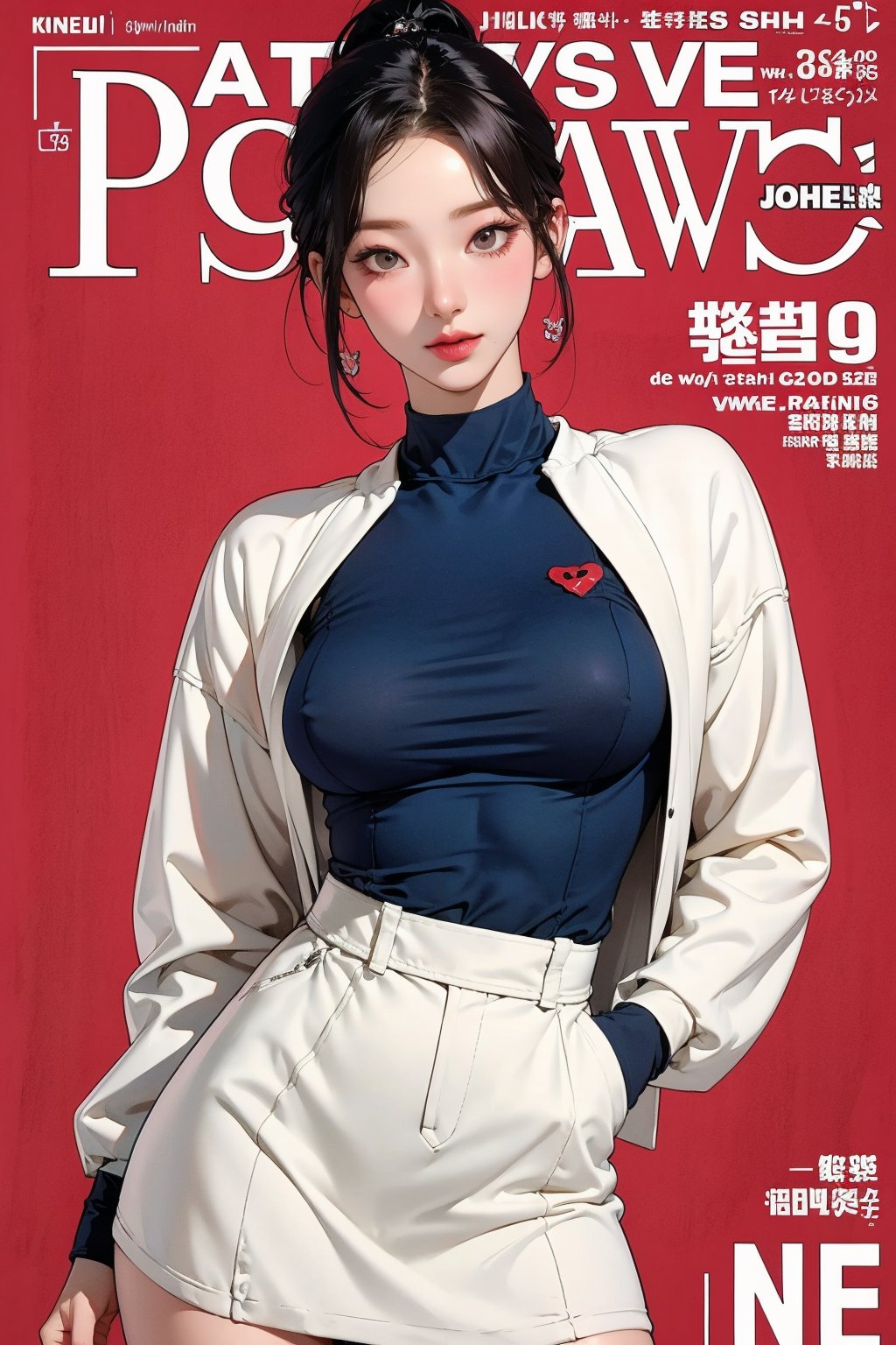 1girl, thigh up, looking at viewer, magazine cover, hairstyle, detailed clothes, ultra detailed, profesional lighting, 2D artstyle,



johyun, wyntracy, hine, hakil, htt, chimai, sim, yuong01, sana, QA, aespakarina, huondey,kn,jisoo,powergirl2,