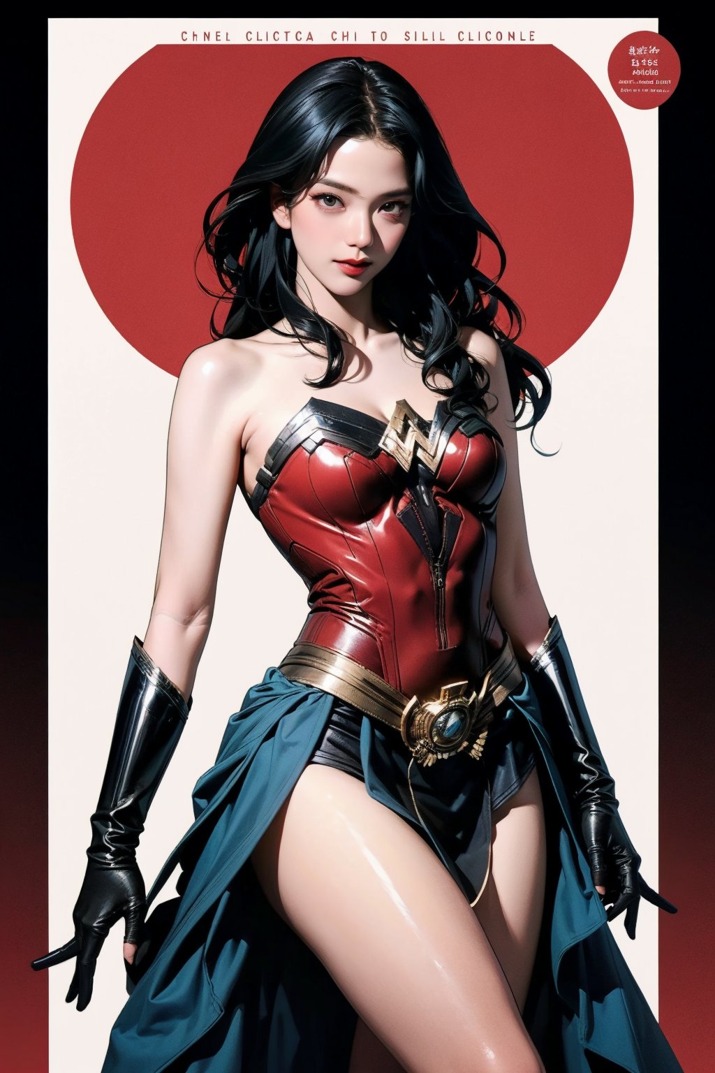 1girl, thigh up body, wonder woman cosplay, no mask, looking at viewer, cinematic lighting, cinematic composition, hairstyle, magazine cover, 2D artstyle,



johyun, wyntracy, hine, hakil, htt, chimai, sim, yuong01, sana, QA, aespakarina, huondey,kn,jisoo