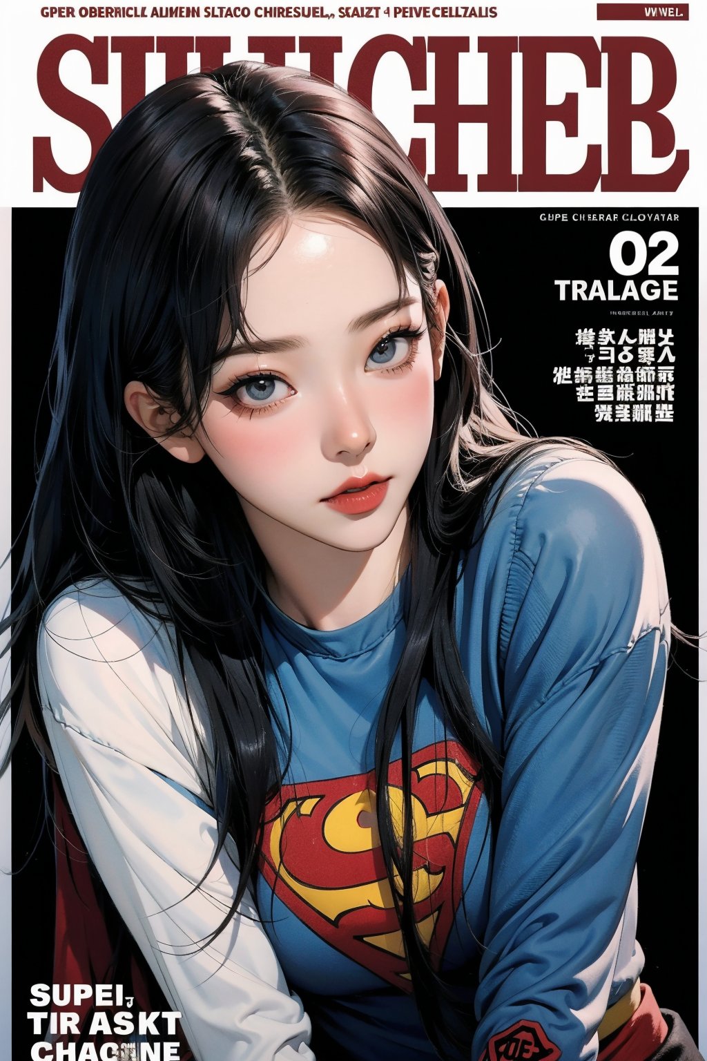 1girl, thigh up, looking at viewer, ((super girl costume, magazine cover, )) hairstyle, detailed clothes, ultra detailed, cinematic lighting, cinematic angle, hairstyle, 2D artstyle,



johyun, wyntracy, hine, hakil, htt, chimai, sim, yuong01, sana, QA, aespakarina, huondey,kn,jisoo