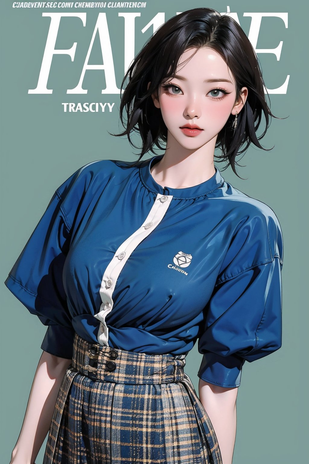 1girl, thigh up, looking at viewer, styled clothes, dynamic angle, cinematic lighting, cinematic composition, hairstyle, magazine cover, green background,



johyun, wyntracy, hine, hakil, htt, chimai, sim, yuong01, sana, QA, aespakarina, huondey,kn,jisoo