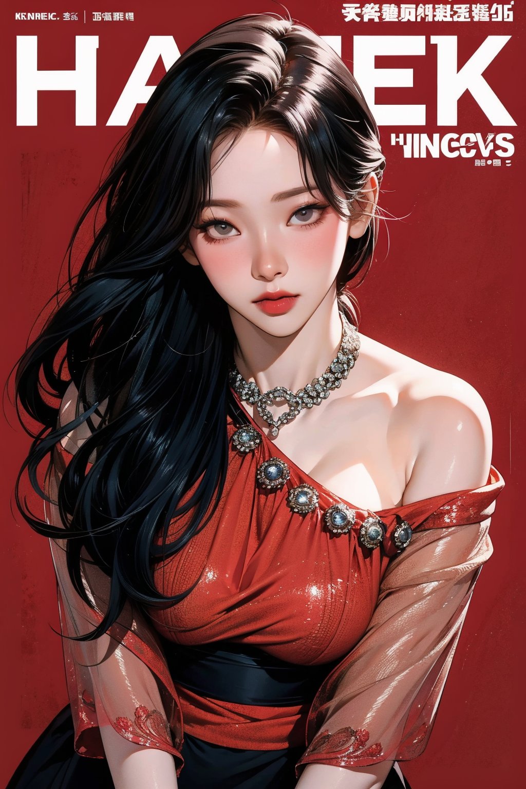 1girl, thigh up, looking at viewer, styled clothes, dynamic angle, cinematic lighting, cinematic composition, hairstyle, magazine cover, red background,



johyun, wyntracy, hine, hakil, htt, chimai, sim, yuong01, sana, QA, aespakarina, huondey,kn,jisoo