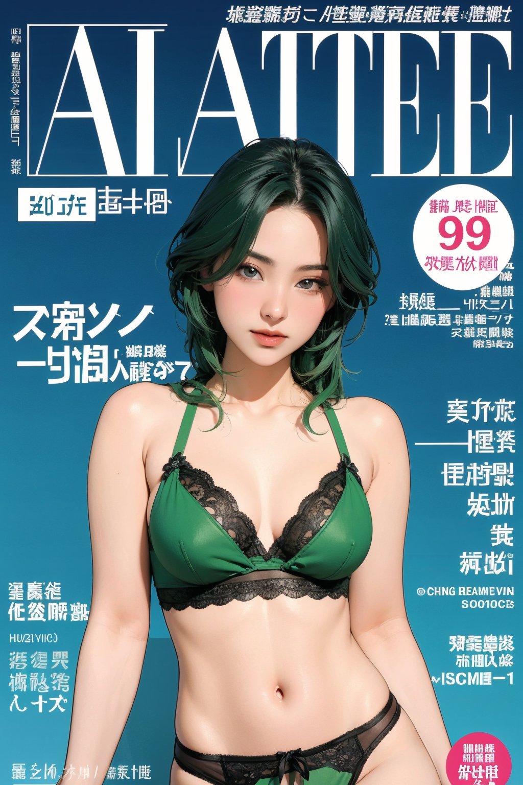 allure, lustful, bralette model, 1girl, thigh up body, looking at viewer, intricate clothes, cinematic lighting, hairstyle, magazine cover, green hair, 



johyun, wyntracy, hine, hakil, htt, chimai, sim, yuong01, sana, QA, aespakarina, huondey