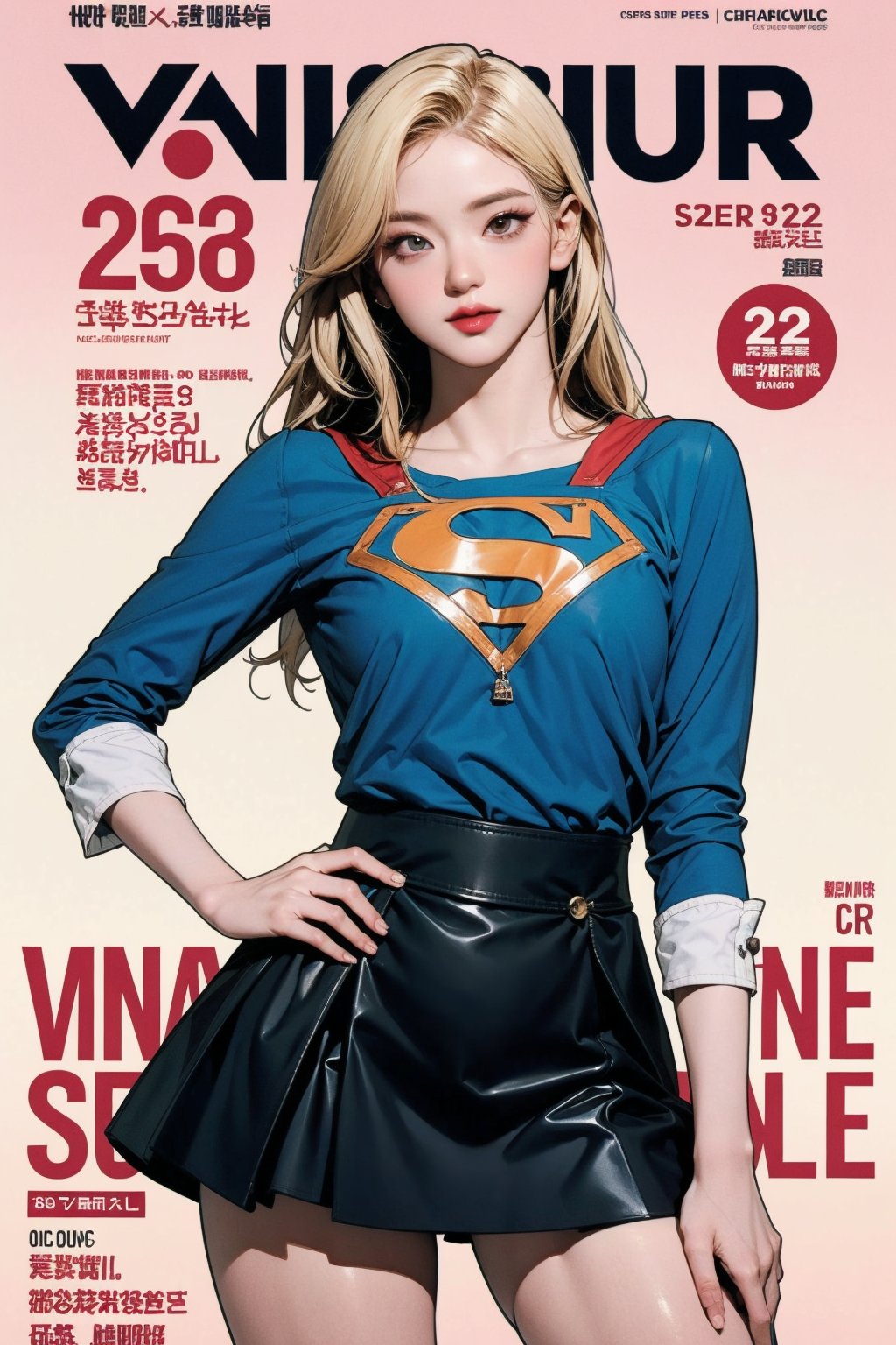 1girl, thigh up body, allure, lustful, supergirl cosplay, skirt, blonde hair, looking at viewer, cinematic lighting, hairstyle, ((magazine cover,)) 2D artstyle,



johyun, wyntracy, hine, hakil, htt, chimai, sim, yuong01, sana, QA, aespakarina, huondey,kn,jisoo