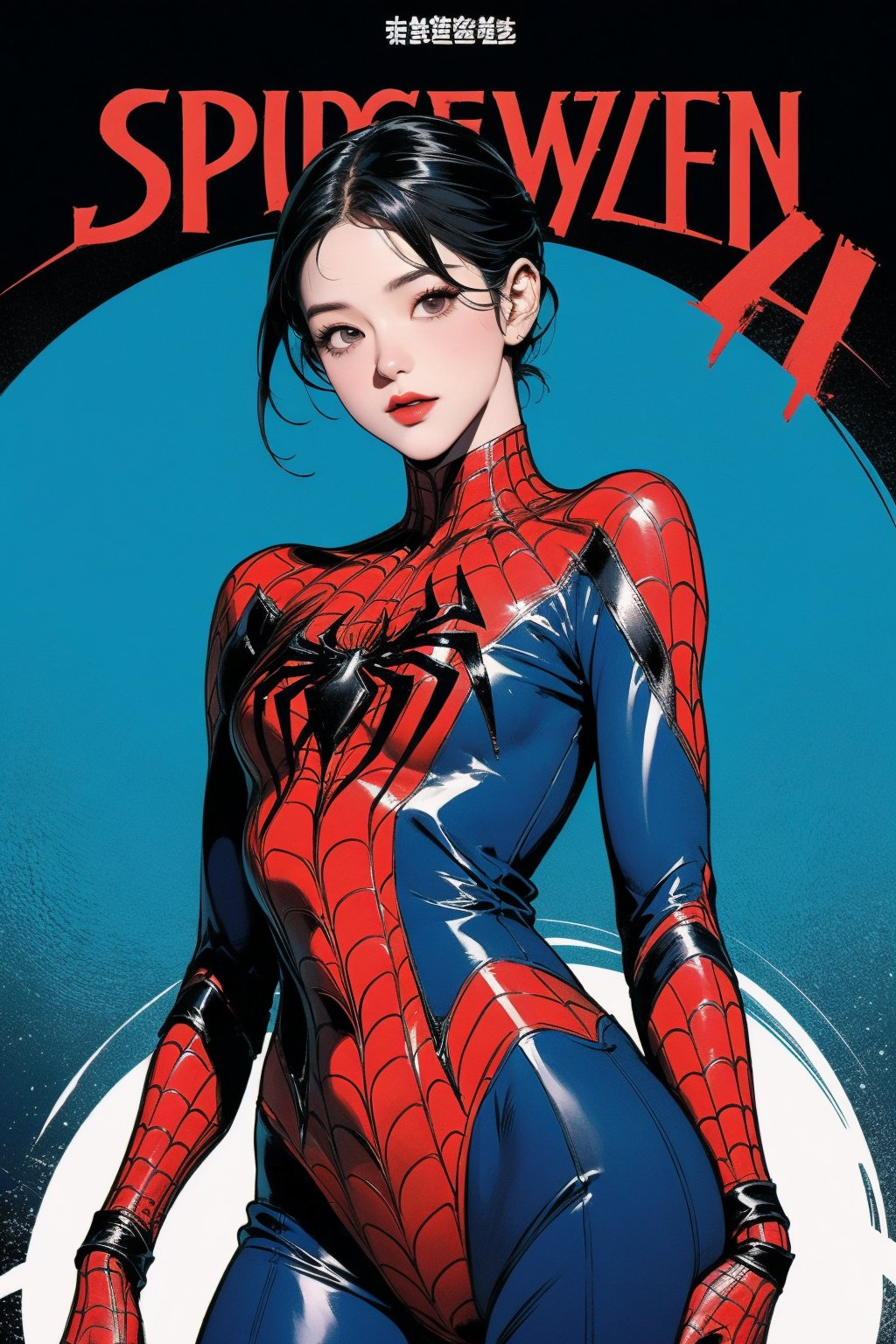 1girl, thigh up body, ((spiderman costume,)) looking at viewer, cinematic lighting, cinematic composition, hairstyle, magazine cover, 2D artstyle,



johyun, wyntracy, hine, hakil, htt, chimai, sim, yuong01, sana, QA, aespakarina, huondey,kn,jisoo