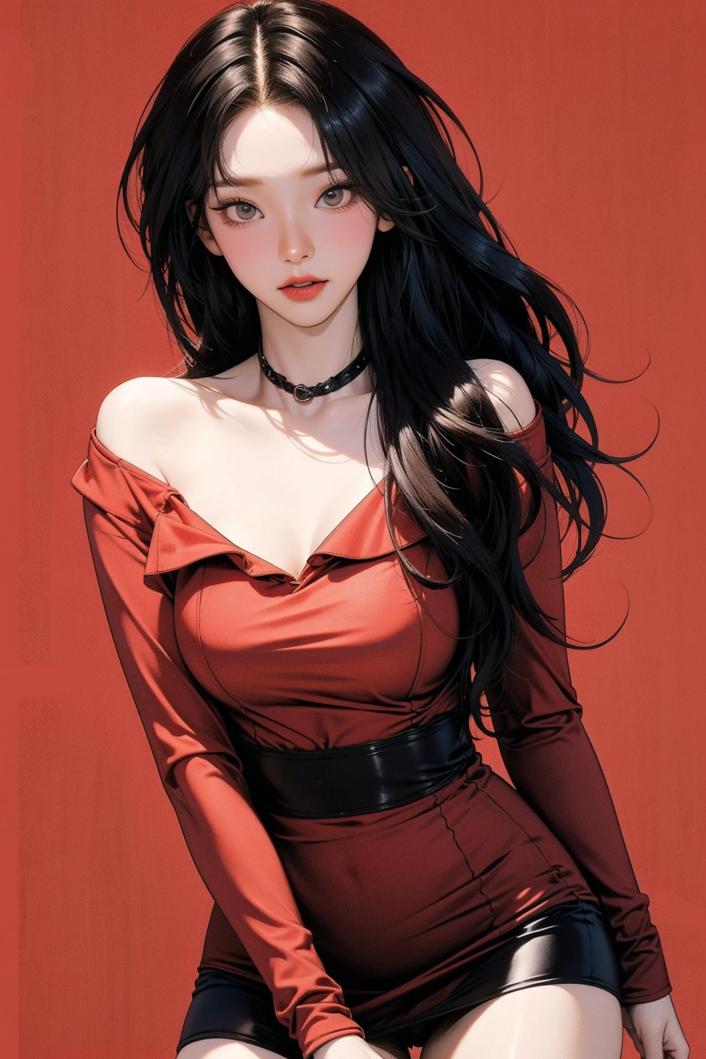 1girl, thigh up, looking at viewer, styled clothes, dynamic angle, cinematic lighting, cinematic composition, hairstyle, magazine cover, red background,



johyun, wyntracy, hine, hakil, htt, chimai, sim, yuong01, sana, QA, aespakarina, huondey,kn,jisoo