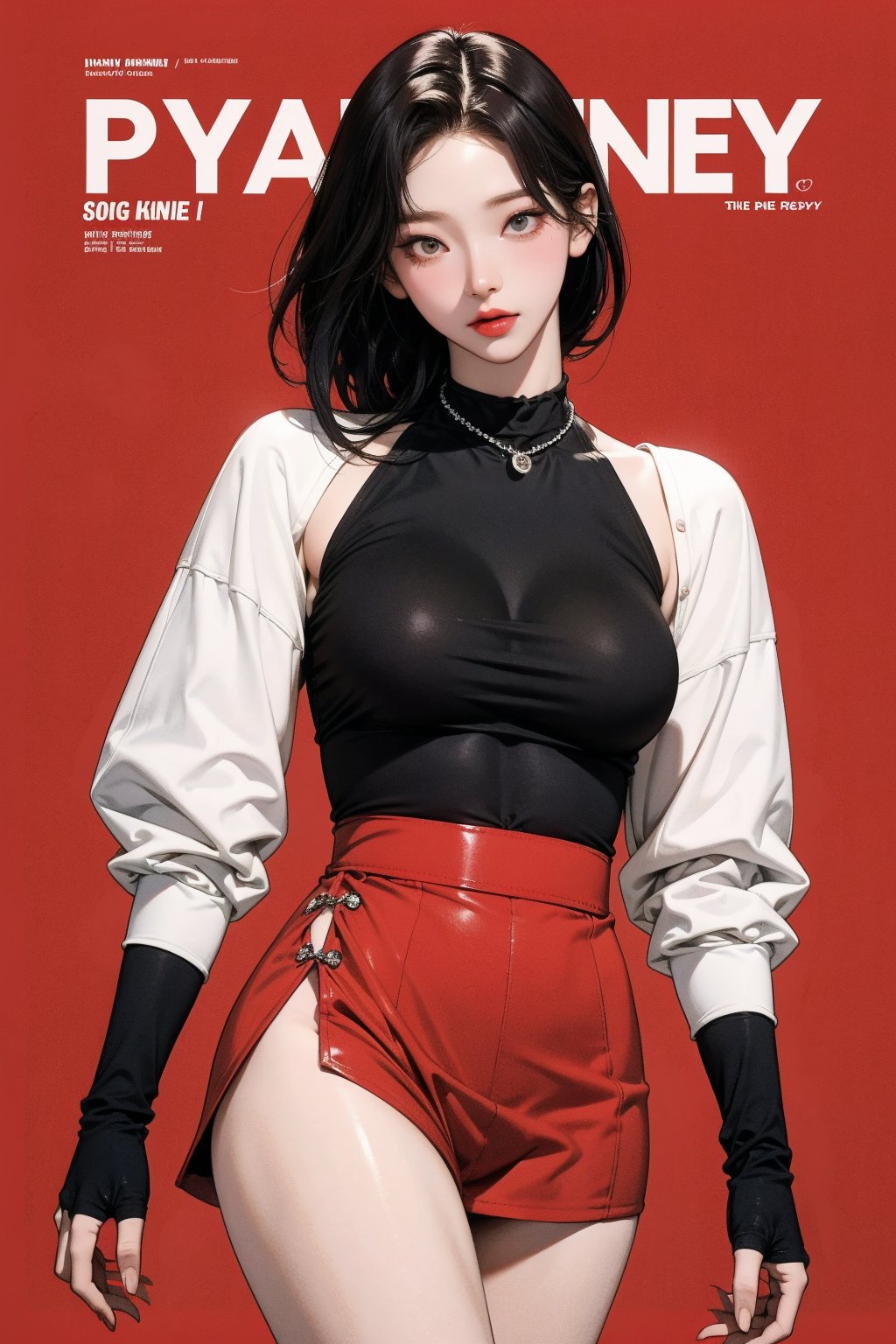 1girl, thigh up, looking at viewer, styled clothes, dynamic angle, cinematic lighting, cinematic composition, hairstyle, magazine cover, red background,



johyun, wyntracy, hine, hakil, htt, chimai, sim, yuong01, sana, QA, aespakarina, huondey,kn,jisoo