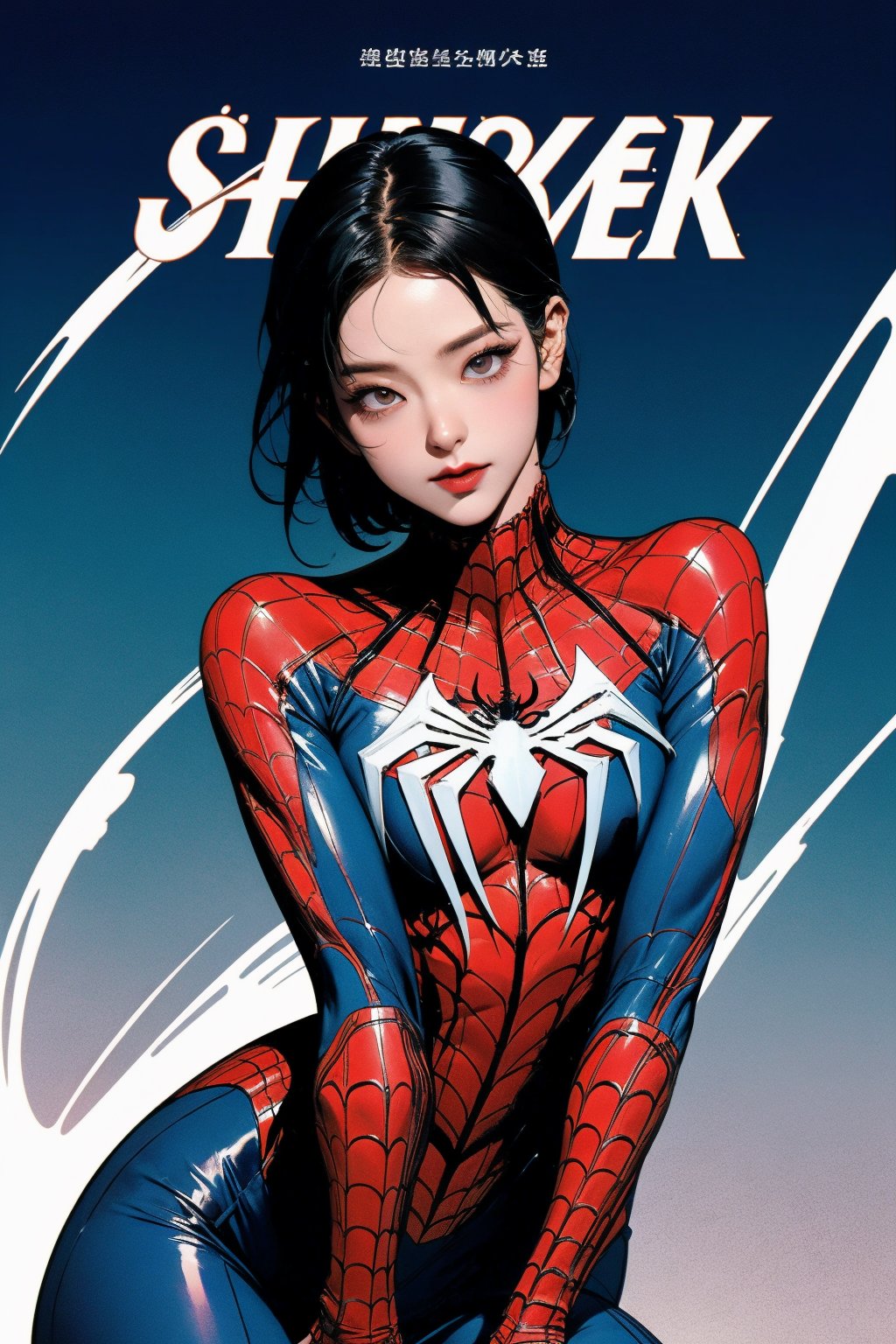 1girl, thigh up body, ((spiderman costume,)) looking at viewer, cinematic lighting, cinematic composition, hairstyle, magazine cover, 2D artstyle,



johyun, wyntracy, hine, hakil, htt, chimai, sim, yuong01, sana, QA, aespakarina, huondey,kn,jisoo