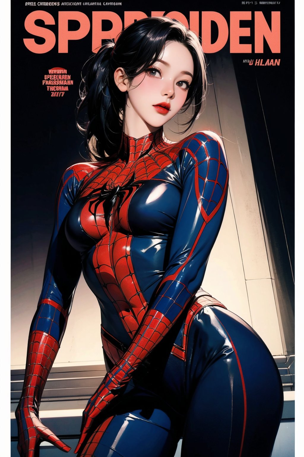 1girl, thigh up, looking at viewer, ((spiderman costume,)) hairstyle, cinematic lighting, cinematic composition, hairstyle, magazine cover, 2D artstyle,



johyun, wyntracy, hine, hakil, htt, chimai, sim, yuong01, sana, QA, aespakarina, huondey,kn,jisoo