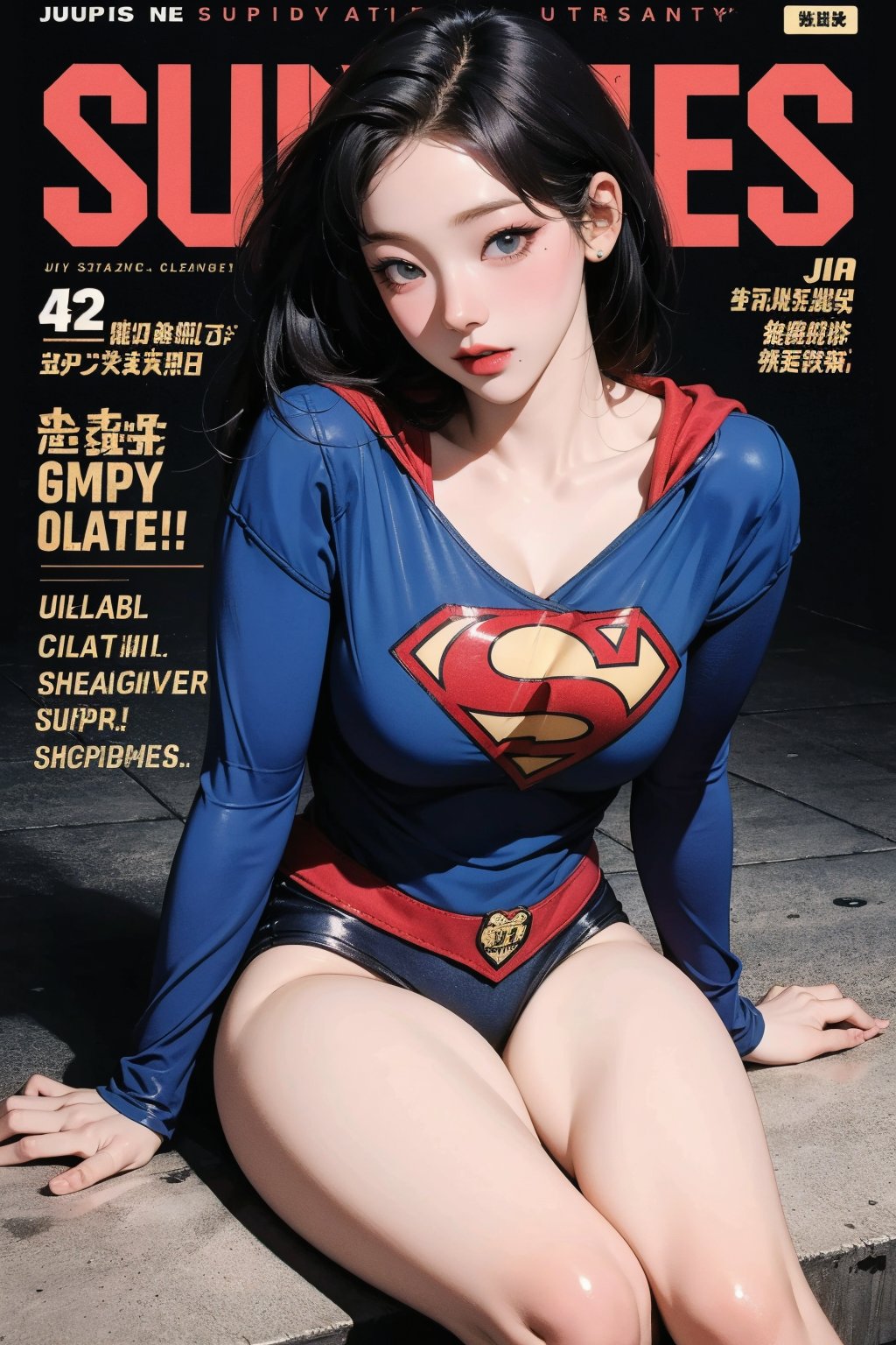 1girl, thigh up, looking at viewer, ((super girl costume, magazine cover, )) hairstyle, detailed clothes, ultra detailed, cinematic lighting, cinematic angle, hairstyle, 2D artstyle,



johyun, wyntracy, hine, hakil, htt, chimai, sim, yuong01, sana, QA, aespakarina, huondey,kn,jisoo