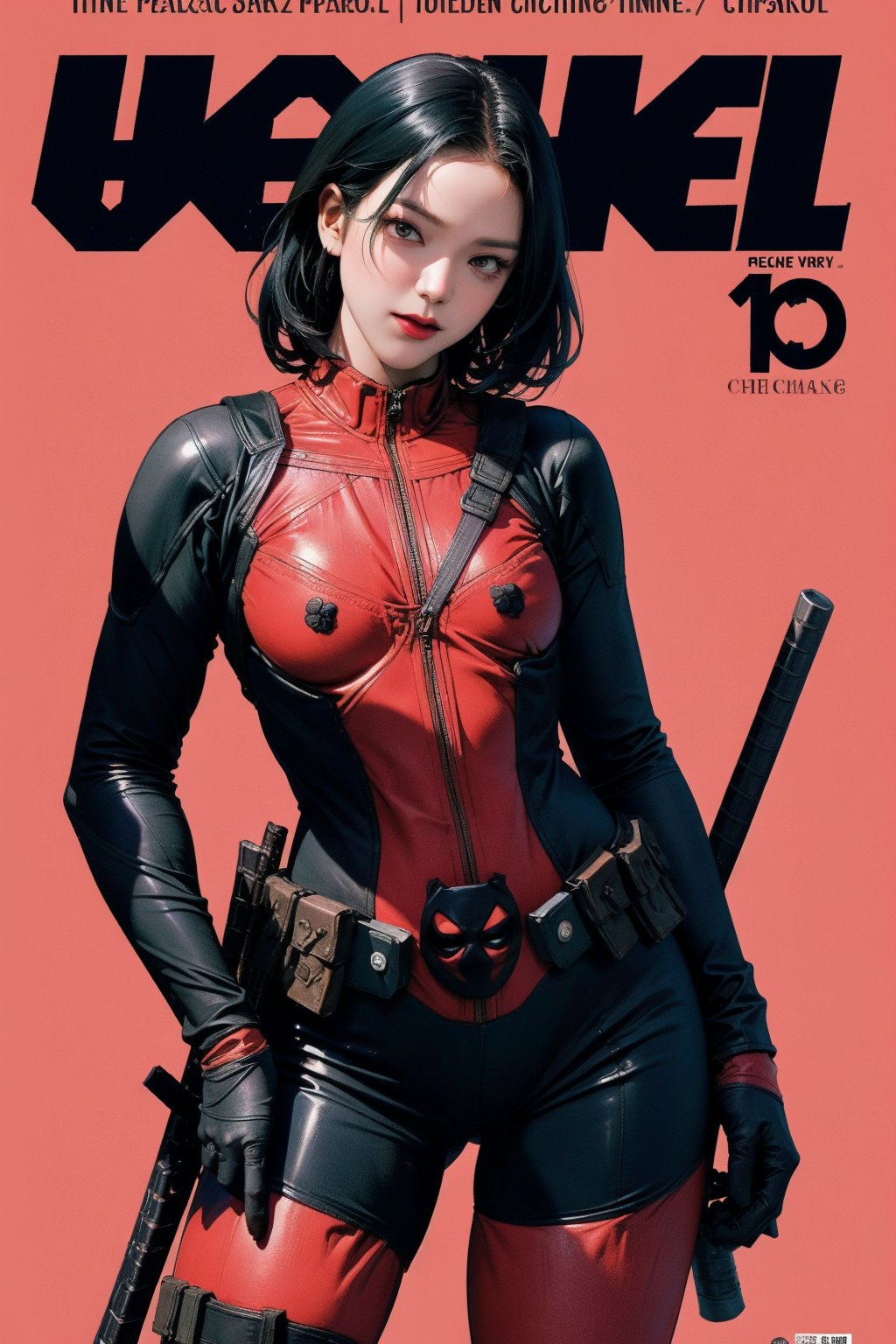 1girl, thigh up body, ((deadpool costume, no mask)) looking at viewer, cinematic lighting, cinematic composition, hairstyle, magazine cover, 2D artstyle,



johyun, wyntracy, hine, hakil, htt, chimai, sim, yuong01, sana, QA, aespakarina, huondey,kn,jisoo