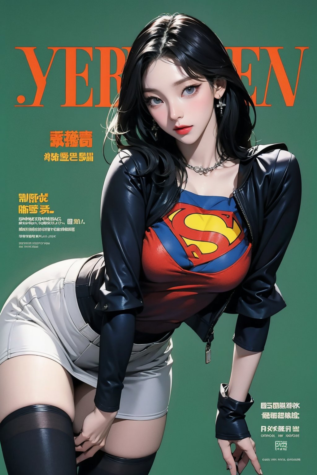 1girl, thigh up body, standing, ((super heroic outfit,)) no mask, looking at viewer, cinematic lighting, cinematic composition, hairstyle, magazine cover, green background, (split screen,)



johyun, wyntracy, hine, hakil, htt, chimai, sim, yuong01, sana, QA, aespakarina, huondey,kn,jisoo