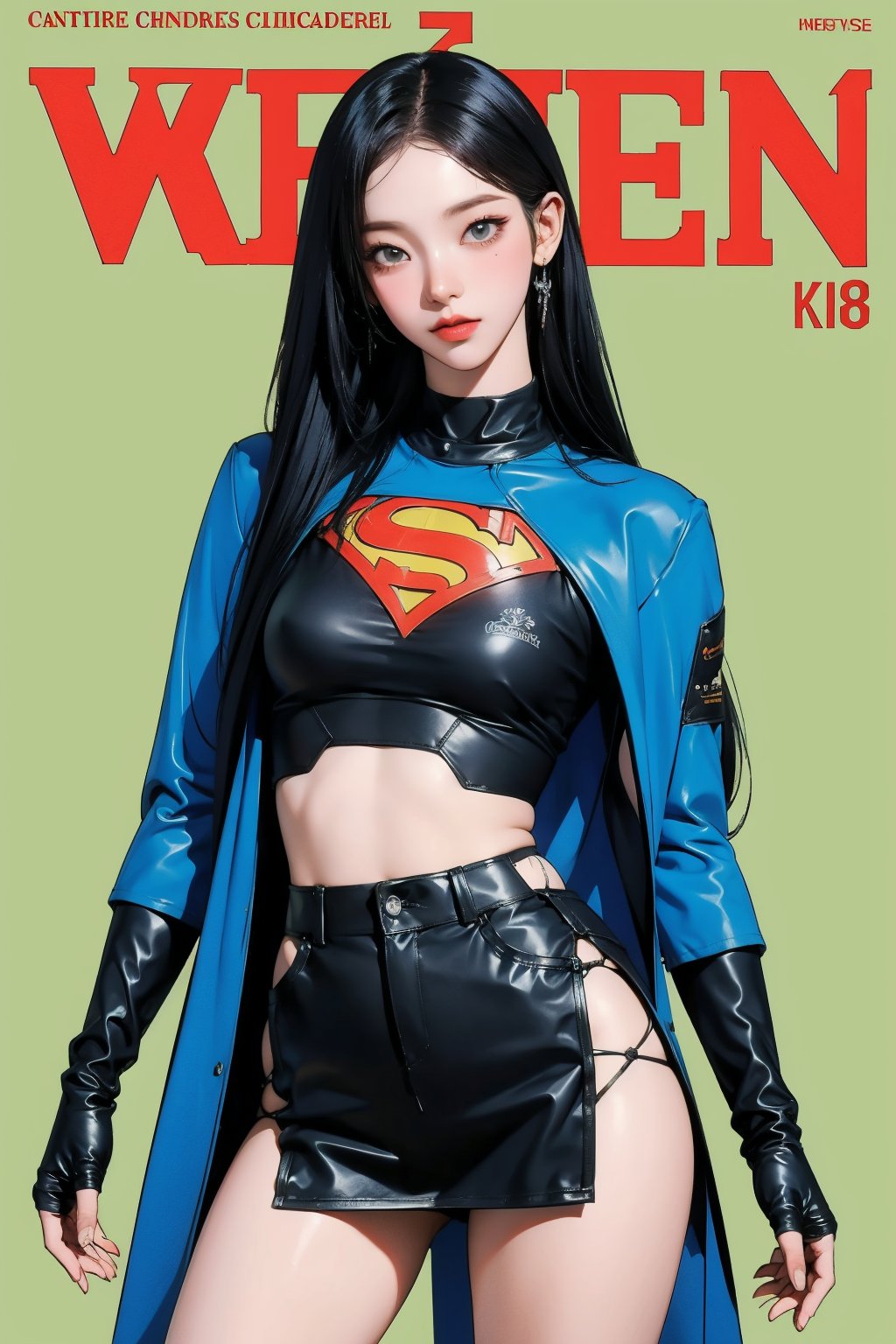 1girl, thigh up body, standing, ((super heroic model outfit,)) no mask, looking at viewer, cinematic lighting, cinematic composition, hairstyle, magazine cover, green background, (split screen,)



johyun, wyntracy, hine, hakil, htt, chimai, sim, yuong01, sana, QA, aespakarina, huondey,kn,jisoo