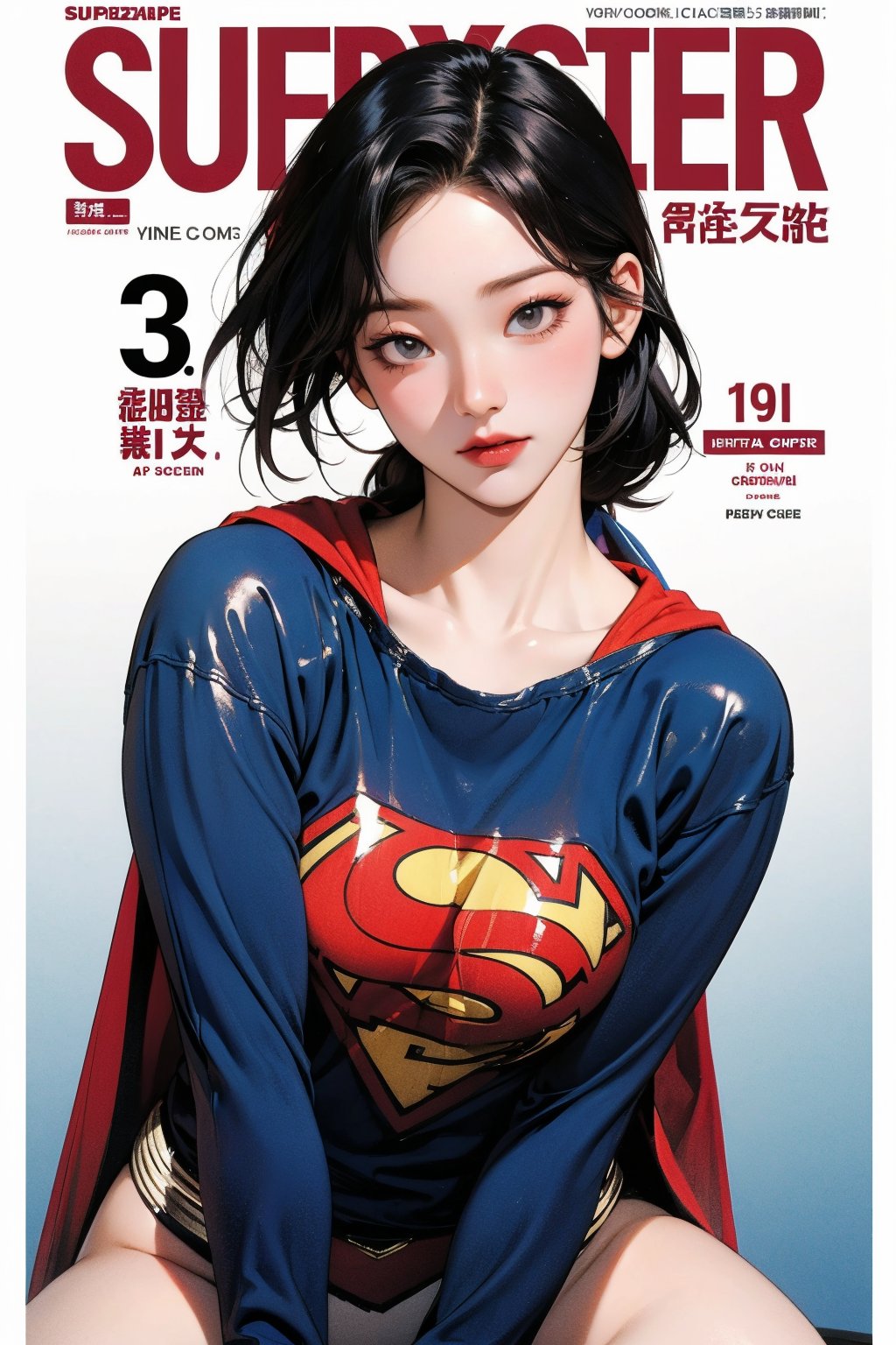 1girl, thigh up, looking at viewer, ((super girl costume, magazine cover, )) hairstyle, detailed clothes, ultra detailed, profesional lighting, cinematic angle, hairstyle, 2D artstyle,



johyun, wyntracy, hine, hakil, htt, chimai, sim, yuong01, sana, QA, aespakarina, huondey,kn,jisoo