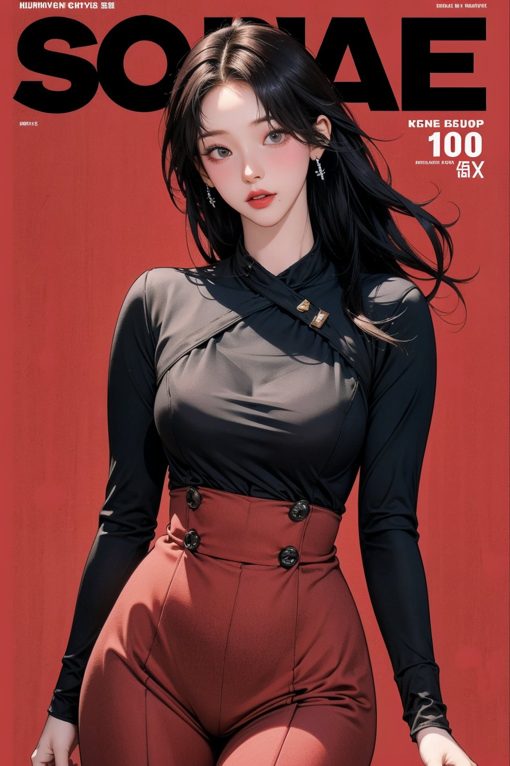 1girl, thigh up, looking at viewer, styled clothes, dynamic angle, cinematic lighting, cinematic composition, hairstyle, magazine cover, red background,



johyun, wyntracy, hine, hakil, htt, chimai, sim, yuong01, sana, QA, aespakarina, huondey,kn,jisoo