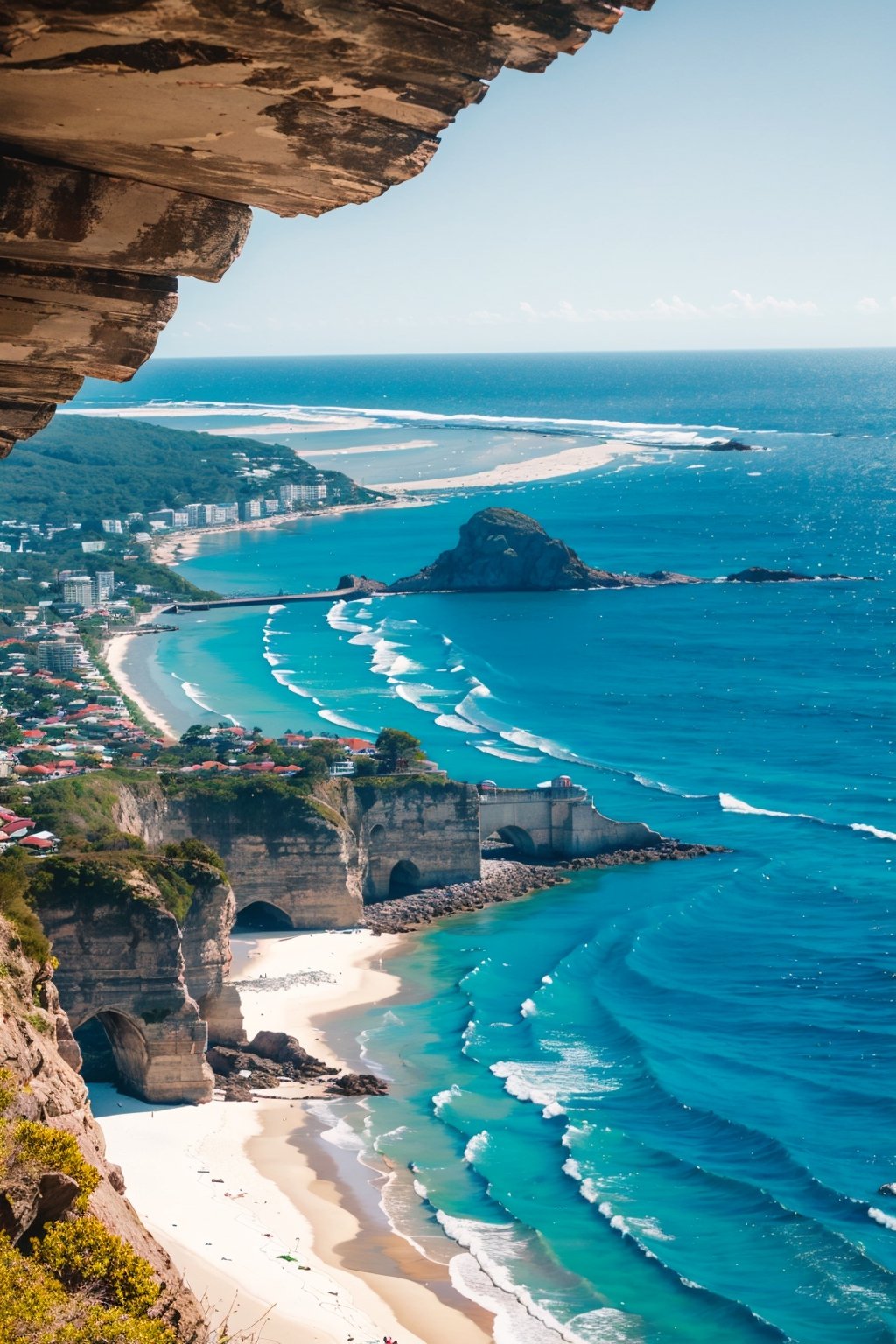 Stunning view of the emerald coast, Nature