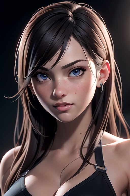 photorealistic anime render, hyperrealistic female, realistic cute female painting, cgsociety 9, hyperrealistic digital art, ultra realistic digital painting, hyper realistic digital art, hyper realistic digital painting, very realistic digital art, hyperrealistic digital painting, realistic digital drawing, maya render, ultra realistic digital art, foto realistic, unreal engine 5,